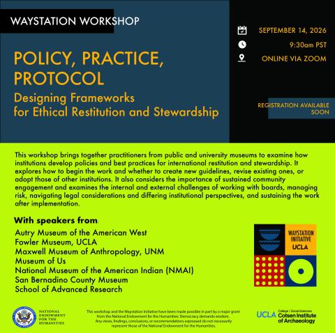 Save the date flyer for Waystation Workshop